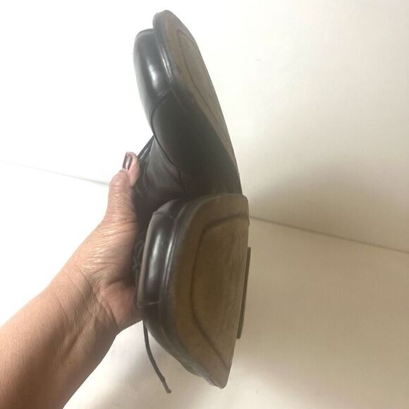 Mezlan Pravia Apron Toe Oxford Mens Size 10.5 M Black Made In Spain Leather Shoe main image 8